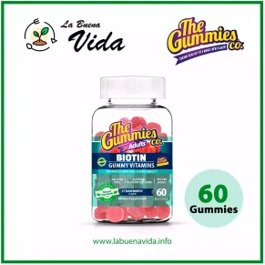 Biotin Strawberry The Gummies Co. La Buena Vida