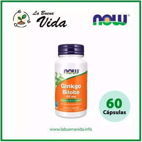 Ginkgo Biloba 60 mg. La Buena Vida