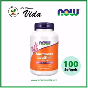 Sunflower Lecithin 1200 mg. Now La Buena Vida