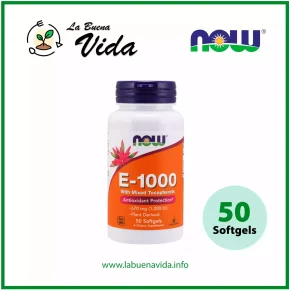 Vitamina E-1000 With Mixed Tocopherols Now La Buena Vida